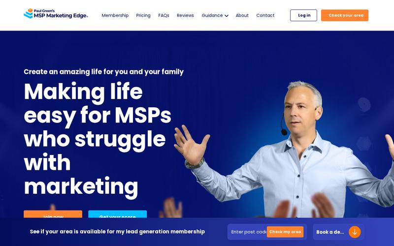 MSP Marketing Edge Homepage